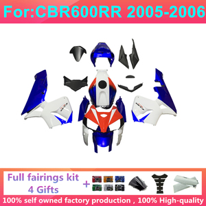 Kit de carénage complet moulé par injection pour moto, compatible avec <span class=keywords><strong>HONDA</strong></span> CBR600RR F5 <span class=keywords><strong>CBR</strong></span> 600RR CBR600 <span class=keywords><strong>2005</strong></span> 2006 05 06 - Product Image 2