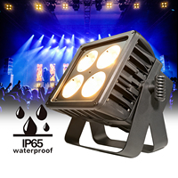 Par Can 200W 4x50W COB Bicolor CCT 2800K-6500K IP65 Impermeable Luz LED de Escenario 4 Ojos Blinder para Bodas, Iglesias, Estudio de TV, DJ