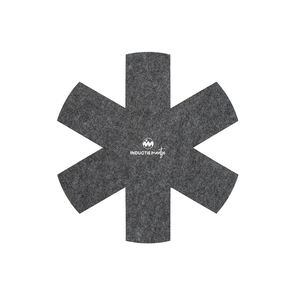 Protections pour casseroles et poêles en feutre épais imprimé, 3 tailles, motif végétal, pour empilage et utilisation en banquet - Product Image 3