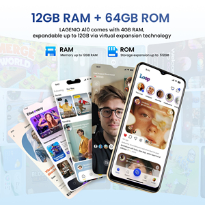 Lagenio A10 4G Android 15 điện thoại thông minh 12GB + 64GB 5150mAh Điện thoại di động 6.52 ''10 W 4G điện thoại thông minh - Product Image 4