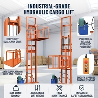 Industrieller Lastenaufzug mit Warenlift für Lagerhaus-Güterhandling Vertikaler Materialtransport