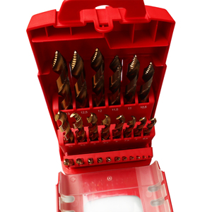 25 pezzo 1-13mm punto a gradini M35 punta di cobalto Set per acciaio inossidabile in alluminio metallo acrilico foglio di perforazione rapida di lunga durata