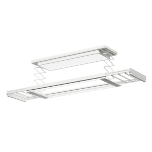 Sèche-<span class=keywords><strong>linge</strong></span> électrique intelligent d'intérieur, pliable, avec système de levage au <span class=keywords><strong>plafond</strong></span>, séchage chauffant, design pliable pour balcon, éclairage LED, commande vocale - Product Image 1