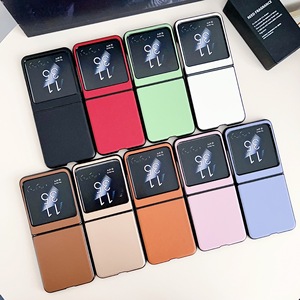 Cubierta de teléfono a prueba de golpes con marco de PC de piel de chapa de cuero para <span class=keywords><strong>Motorola</strong></span> Moto <span class=keywords><strong>RAZR</strong></span> 40 Ultra 50 Ultra - Product Image 1