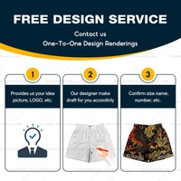 Pantalones Cortos de Malla para Hombre, Transpirables y Cómodos, 100% Poliéster, Diseño con Costura Interior de 5 Pulgadas, Personalizables, Hasta la Rodilla