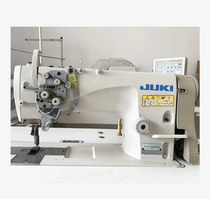 Used Double needle industrial sewing machine jukis 3568A Lockstitch Machine