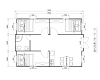 Maison conteneur pliable de luxe en acier préfabriqué pour hôtels et villas, installation facile, design moderne du milieu du siècle, personnalisable