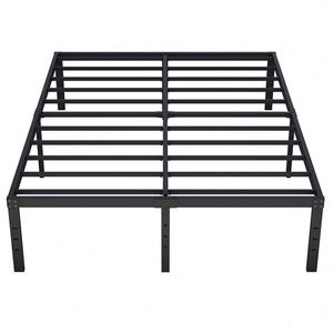 WEKIS Modern Metal Queen <b>Platform</b> Double <b>Bed</b> <b>Frame</b> Easy Fit Durable 10-Year Warranty Stylish Steel Slats Design Bedroom Hotel - Product Image 2