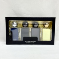 Vente en gros d'usine, ensemble de 4 flacons de 30 ml de haute qualité, parfum pour le corps aux senteurs florales et épicées, longue durée, unisexe, coffret cadeau