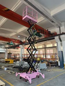 منصة رفع مقصية ذاتية الدفع من هيلي بسعة تحميل 500 كجم و800 كجم، منصة عمل جوية معتمدة من الاتحاد الأوروبي للمستودعات، رافعة مقصية هيدروليكية - Product Image 4