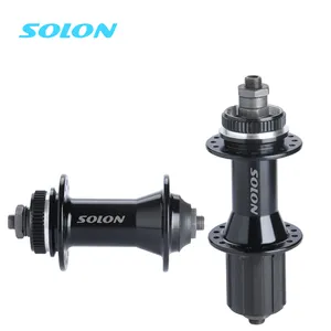 Solon bisiklet tekerlek Hub 100mm/135mm AL6061 alüminyum alaşımlı hızlı bırakma dağ yol bisiklet Hub