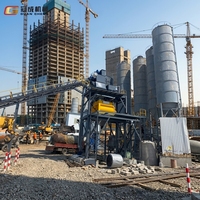 GUANCHENG Machine à béton électrique prête à l'emploi 90m³/h HZS90 Fabricant du Shandong