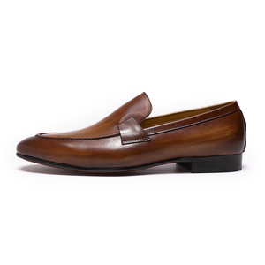 Zapatos de Vestir de Cuero Genuino con Punta en Pico, Mocasines Casuales para Todas las Temporadas, para Oficina y Carrera Profesional - Product Image 2