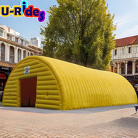 Tentes gonflables promotionnelles en PVC à prix avantageux, grandes tentes d'exposition pour entrepôts, avec climatiseur ou chauffage pour utilisation hivernale