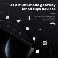 Panneau de contrôle intelligent pour la maison MOES Tuya, écran de 10,1 pouces maximum, avec passerelle Bluetooth Zigbee intégrée, interphone de bâtiment compatible
