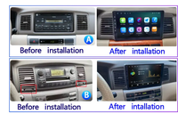 Radio mobil android, untuk 2005-2012 Toyota Corolla layar sentuh autoradio stereo video audio multimedia pemutar gps unit utama