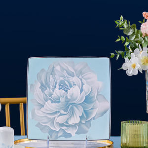 Nhà Máy Bán Hàng Trực Tiếp Jingdezhen Cao Cấp Xương Trung Quốc 60 Bộ <span class=keywords><strong>10</strong></span> Người Ăn Hoa Mẫu Đơn Hiện Đại Bộ Đồ Ăn Gốm Bộ - Product Image 5