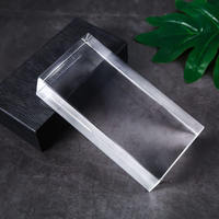 Fabricant chinois propose des briques de verre cristal personnalisées, des carreaux de verre à motifs, des carreaux de verre décoratifs lisses, directement de l'usine