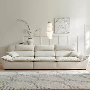Set di <span class=keywords><strong>Divani</strong></span> Angolari in Tessuto Moderno e Elegante con Imbottitura in Spugna, Morbidi e Confortevoli, dal Principale Produttore di Foshan, Cina - Product Image 1