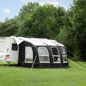 Tente extérieure d'ombrage pour <span class=keywords><strong>caravane</strong></span> de camping pour 5 personnes, <span class=keywords><strong>auvent</strong></span> gonflable imperméable et coupe-vent pour camping-car, tentes d'extérieur - Product Image 3