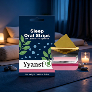 Tiras Orales Suaves y Calmantes a Base de Plantas para Apoyo Nocturno, Ayuda Natural para Dormir, 30 Unidades, Películas Disolubles, Suplemento Dietético para Adultos, OEM Personalizado - Product Image 5
