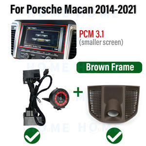 Cronómetro LCD para tablero <span class=keywords><strong>Interior</strong></span> para Porsche <span class=keywords><strong>Macan</strong></span> 2014 -<span class=keywords><strong>2021</strong></span>, reloj cronógrafo Central, brújula, medidor electrónico, accesorios de reloj - Product Image 6