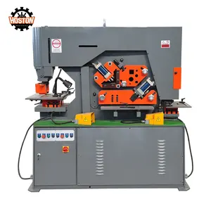 China automatic ironworker machine HIW-90 with high standard and advanced technology hydraulic ironworker