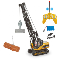 Grue RC 12CH EPT avec lumières et musique, camion de chantier professionnel pour enfants