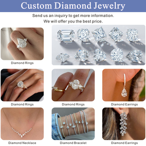 IGI認定1ct 2ct 3ct 5ct D E F VVS VS放射カットダイヤモンド卸売ラボ作成ダイヤモンドHPHT <span class=keywords><strong>CVD</strong></span>ラボ成長ダイヤモンド - Product Image 5