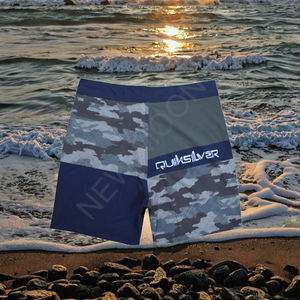 กางเกงว่ายน้ำแบบซับลิเมชั่นป้องกันรังสียูวีพร้อมซับใน ดีไซน์แบบ Quick Board ปิดด้วยเชือกผูก ผลิตจากโพลีเอสเตอร์/ไนลอน เหมาะสำหรับชายและหญิง ใส่ไปเที่ยวทะเล - Product Image 3