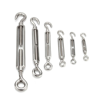 ตะขอเกี่ยวสแตนเลสแบบเปิด 304 316 ขนาดเมตริก 80 มม. สำหรับปรับความตึงของผ้าใบกันแดด - Product Image 1