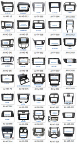 Nouveau style – Cadre de navigation automobile Android 7/9/10 pouces universel pour autoradio, façade de radio, lecteur DVD, unité centrale de tableau de bord, panneau de navigation - Product Image 4