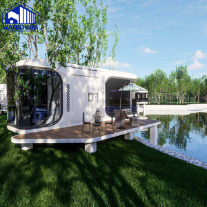 Maison Capsule Préfabriquée Extensible en Acier Léger, Design Européen, 20-40 pieds, pour Appartement, <span class=keywords><strong>Villa</strong></span>, Usage Commercial - Product Image 5