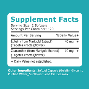 Gélules de Lutéine et de Zéaxanthine en Gros pour la Vente Directe Usine – Complément Herbal pour Nourrir et Protéger Vos Yeux - Product Image 2