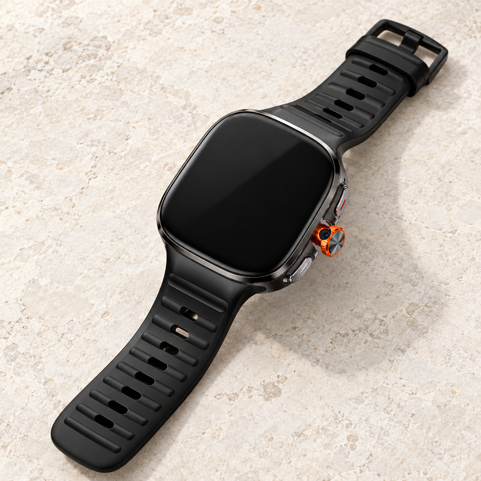 Resolution Tracker 4G Smart Watch with AMOLED Display 480x480 Resolution GPS Navigation ...