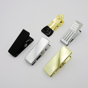 New 5cm Anti Slip Metal Plastic Mouth Spring Clip, High-End and Durable Office and Daily Metal Clip Gold <strong>Silver</strong> Black - Product Image 1