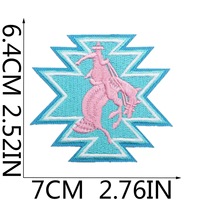 En gros : Patchs et badges brodés personnalisés style western, appliques thermocollantes Cactus et Fer à cheval pour bottes western, vestes en jean, vêtements, sacs et projets DIY