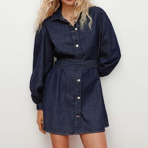 Wholesale Long Sleeve Blue Jean Dress Casual & Bodycon Fit | Alibaba.com