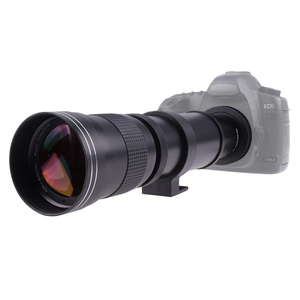 Lente de Telescopio con Zoom MF, Montura T, 420-800 mm, F/8.3-16, Lentes de Cámara Universales para Cámaras DSLR y sin Espejo - Product Image 2