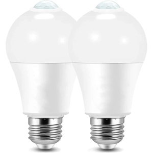 E27 B22 3W-9W Smart <b>Motion</b> <b>Sensor</b> Globe <b>LED</b> Bulb with CRI 80 6500K Cool White Plastic 50000 Hours Lifetime 1-Year Warranty - Product Image 1