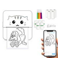 Imprimante thermique portable sans fil miniature 57 mm, multifonction, pour enfants, cadeau spécial, souvenir