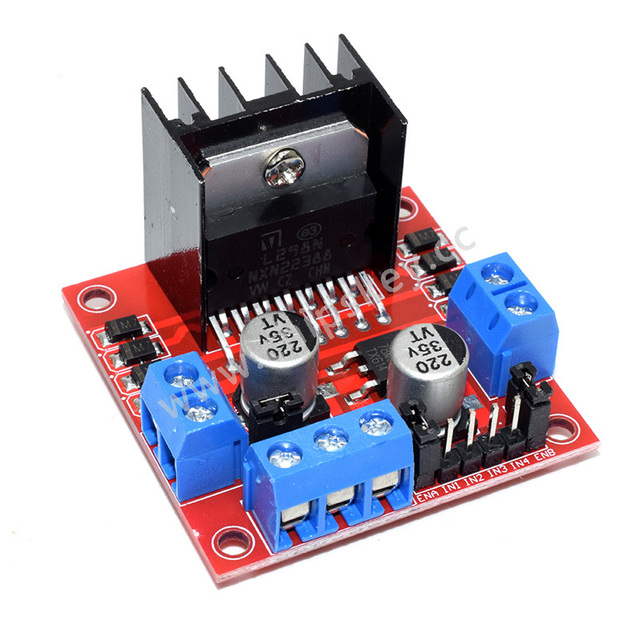 #13d023 Chipskey L298N Dual H-Bridge Motor Driver Module for Smart Car Robot Power & Stepper Control Electronic Modules