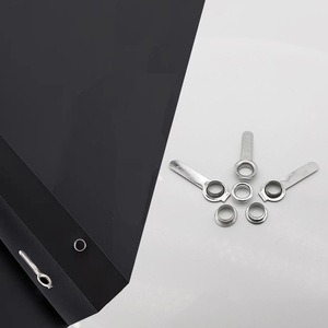 Clips et œillets métalliques plats en nickel brillant pour dossiers et accessoires de classement - Product Image 2