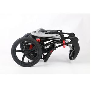 आउटडोर यात्रा सदमे को अवशोषित 3 पहिया समायोज्य जल्दी तह घुड़दौड़ घुमक्कड़ बेबी कैरिज टहलना बच्चे घुमक्कड़ - Product Image 4