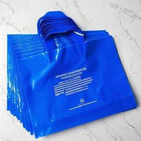 Vente en gros de sacs à provisions en plastique transparent avec poignées transparents et abordables pour les magasins