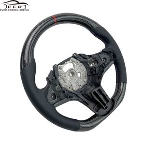Volante de fibra de carbono de fondo plano de diseño personalizado Ever-Carbon Racing ECR para BMW M4 G82 <span class=keywords><strong>2022</strong></span> volante de competición - Product Image 2