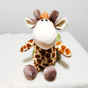 Peluche di animali della foresta (tigre, <span class=keywords><strong>cervo</strong></span>) per il commercio estero, piccole bambole per bambini da 8 pollici, in cotone PP, figurine per macchine a griffa e stand - Product Image 3