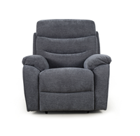 Fauteuil inclinable électrique en tissu gris foncé, canapé inclinable simple avec repose-pieds pour salon, chambre à coucher, meubles de maison