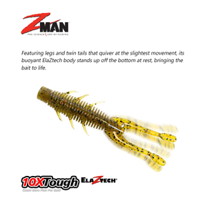 <span class=keywords><strong>ZMAN</strong></span> - Señuelos de Pesca Flotantes con Forma de Camarón, 7.6 cm, 6 Piezas por Bolsa, Cebo Suave Tipo Camarón Lua, Cebo Especial Multicolor - Product Image 5