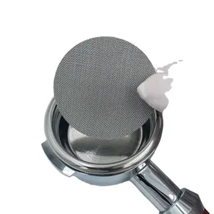 56mm Coffee puck screen Stainless steel sintered coffee filter disc